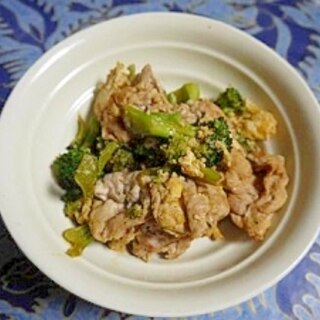 中華風★豚肉とブロッコリー
